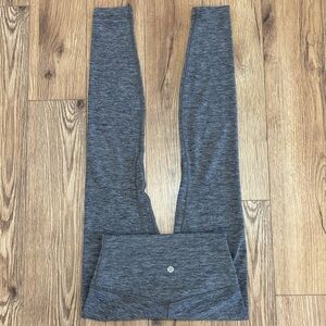 Lululemon Align Leggings 28" Size 4 In Heathered Black Gray
